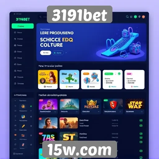 Interface do usuário no 3191bet é intuitiva